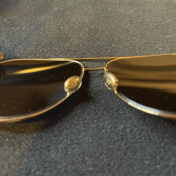 Authentic Christian Dior Aviator Sunglasses white trim around the lenses - Picture 5 of 6